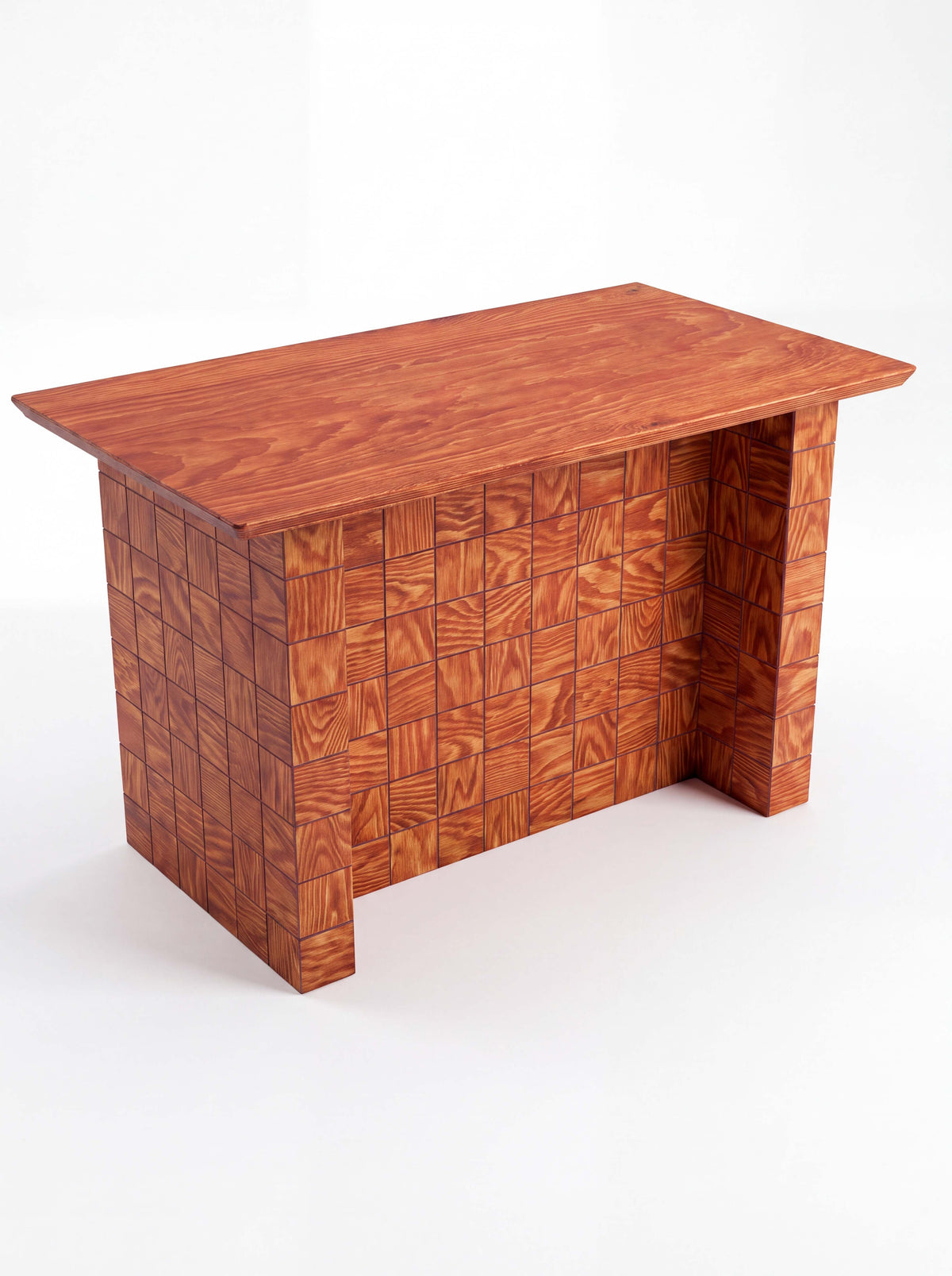 Tetra Modern Kitchen Island Table with Drawers | Grid Design