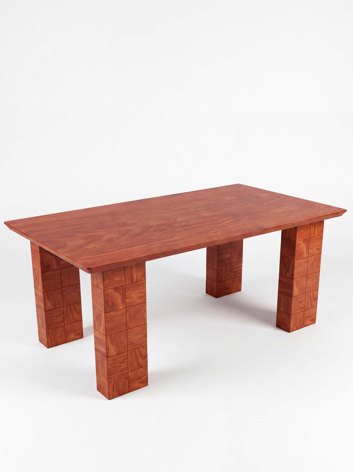 Tetra Modern Outdoor Wood Dining Table | Grid Design