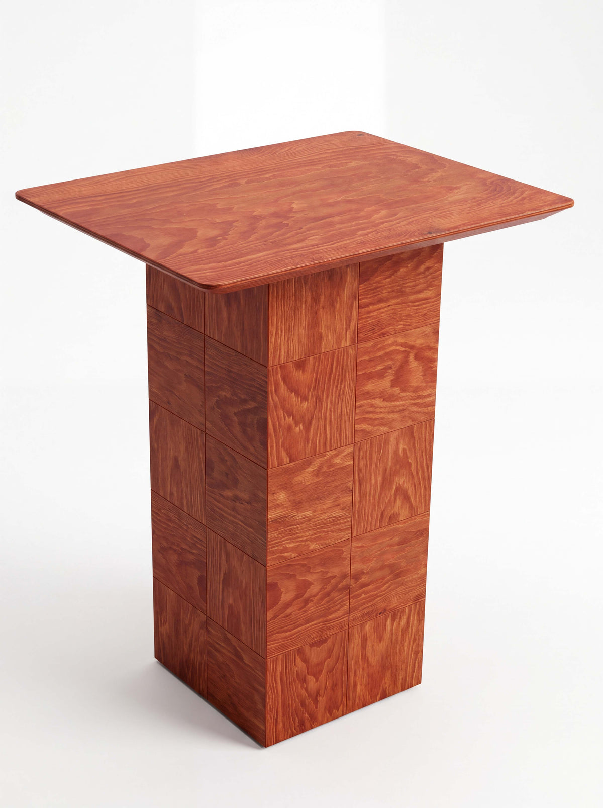 Tetra Modern End Table for Living Room | Grid Design