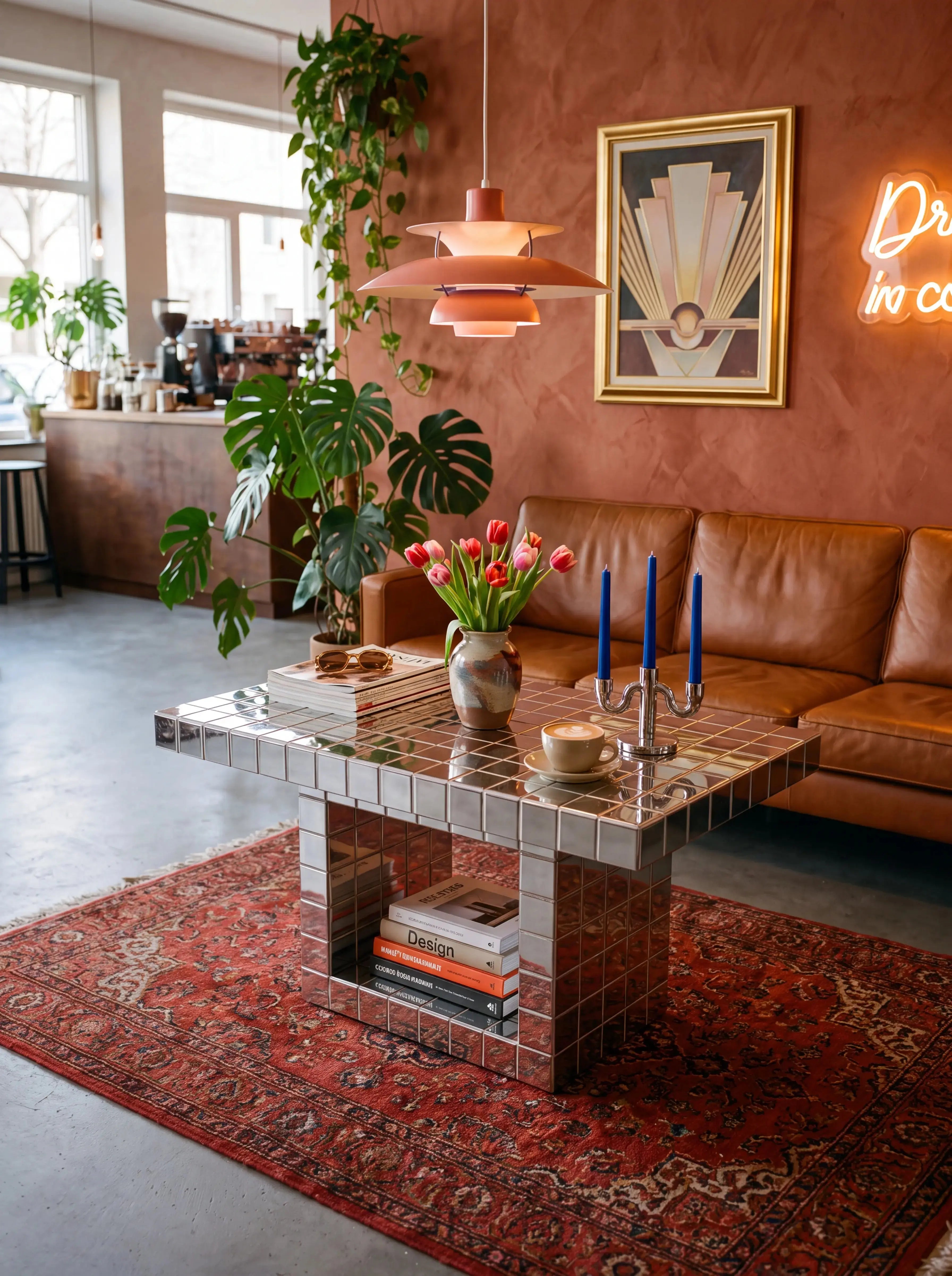 Specula Coffee Table with Shelf