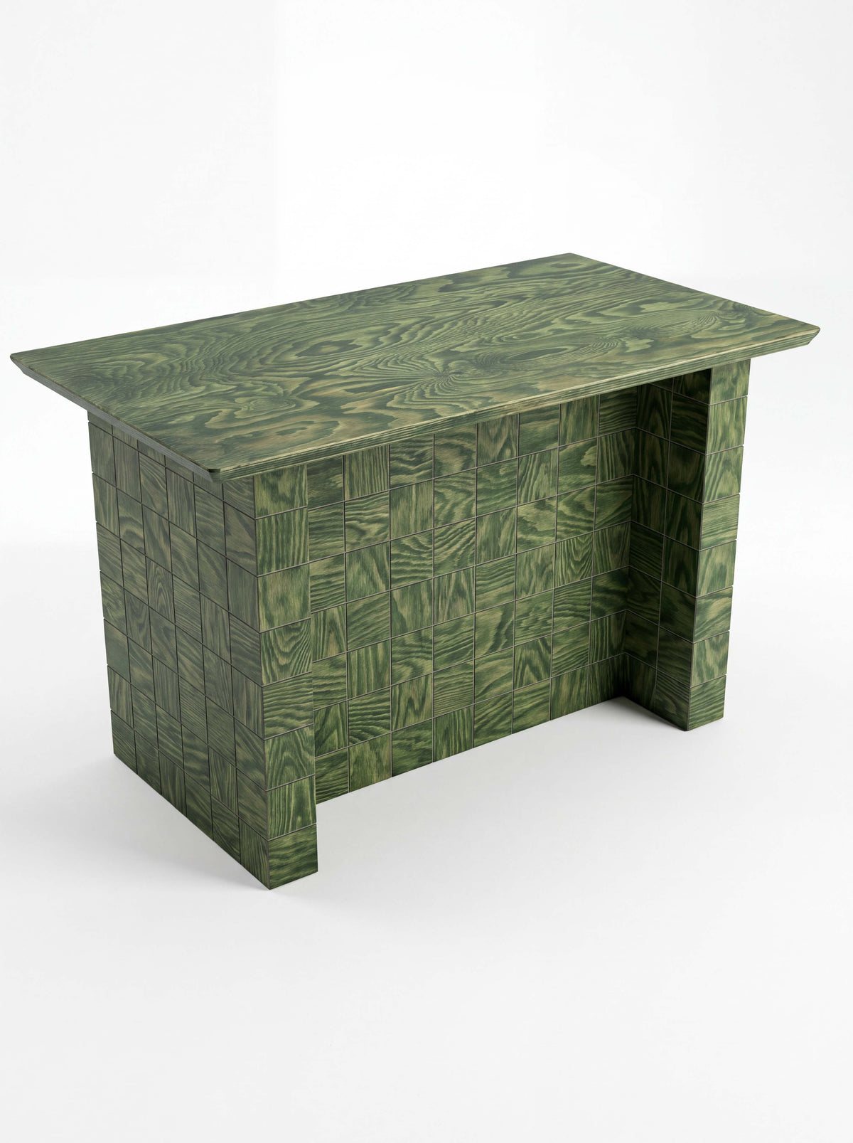 Tetra Modern Kitchen Island Table with Drawers | Grid Design