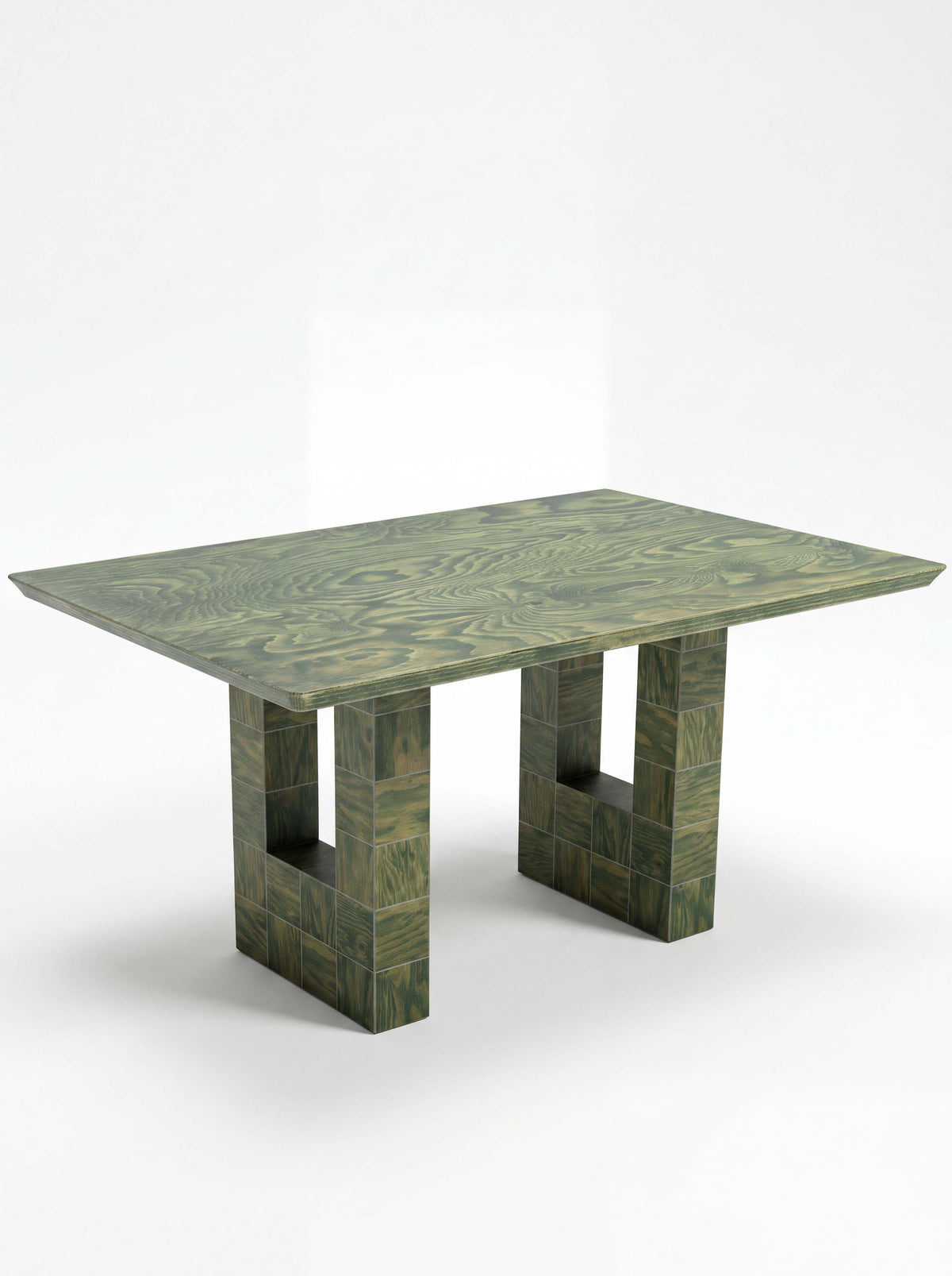 Tetra Modern Rectangular Dining Table | Grid Design