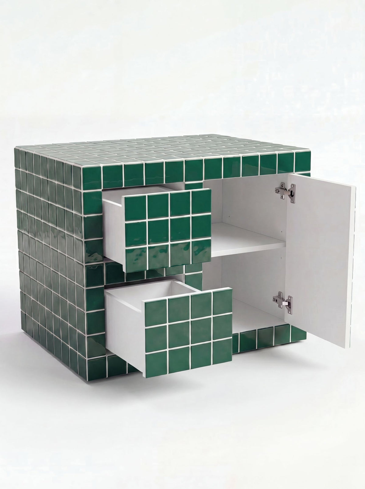 Retro Kitchen Island | Grid Design
